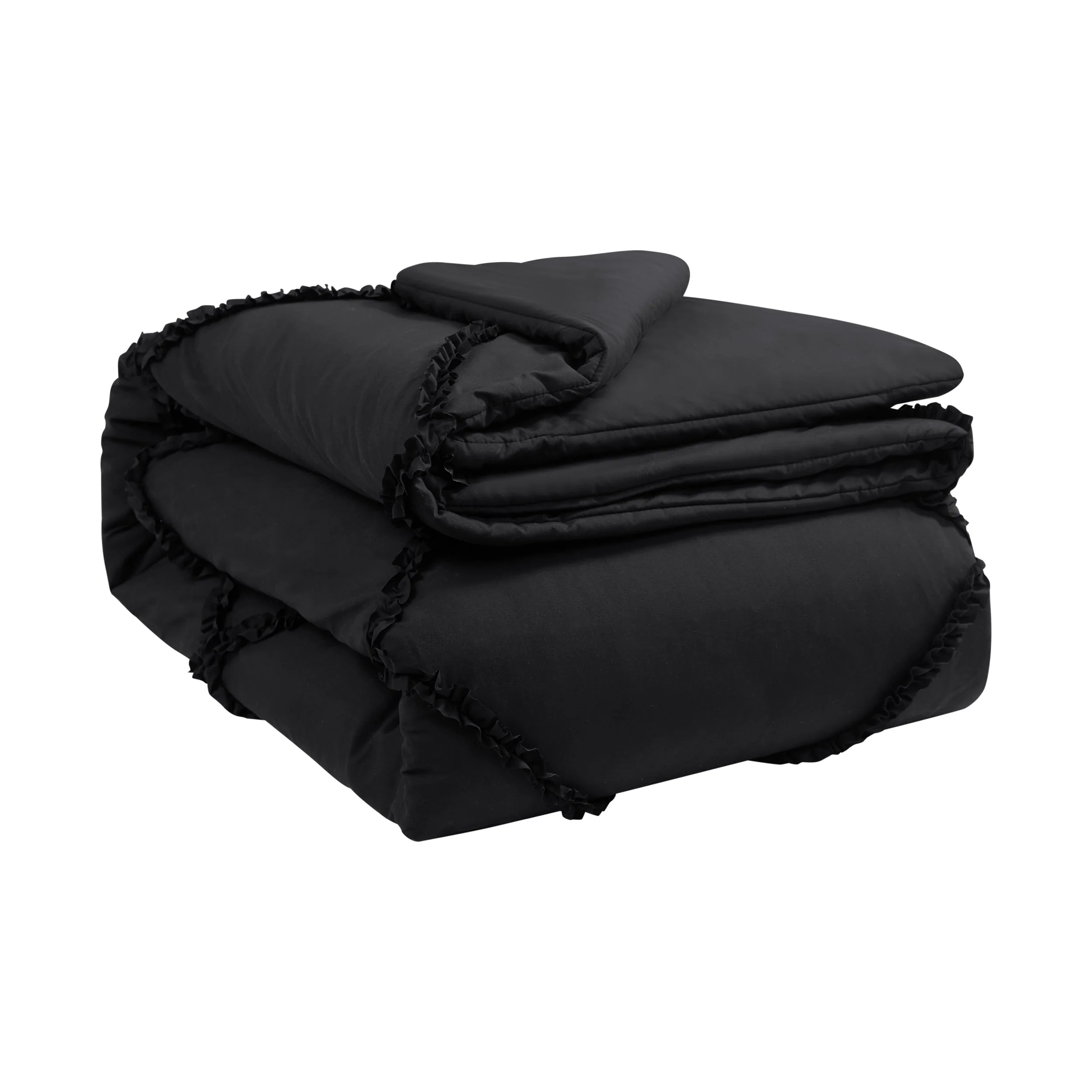 Diamond Ruffle Comforter Set - Image 7