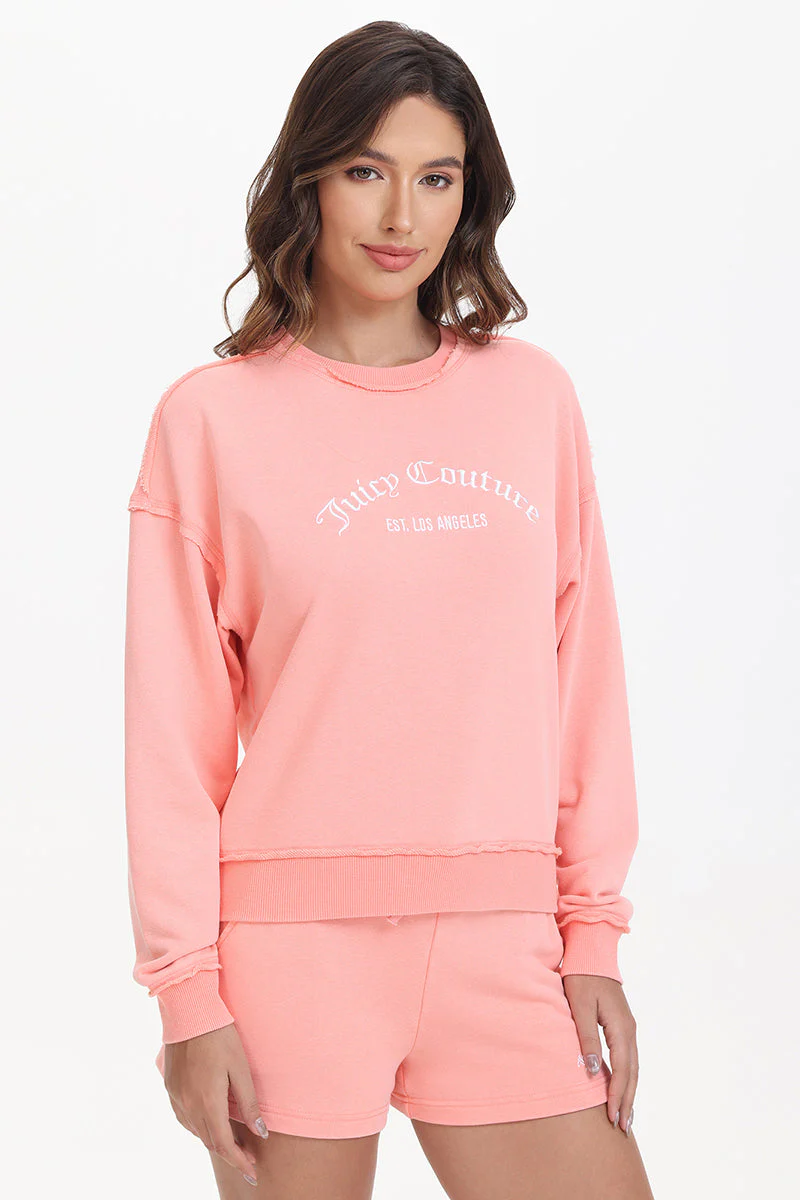French Terry Embroidered Crewneck - Image 3