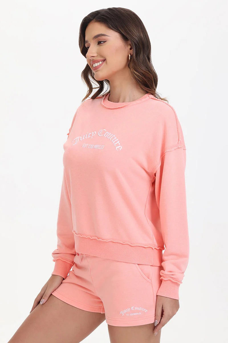 French Terry Embroidered Crewneck - Image 5