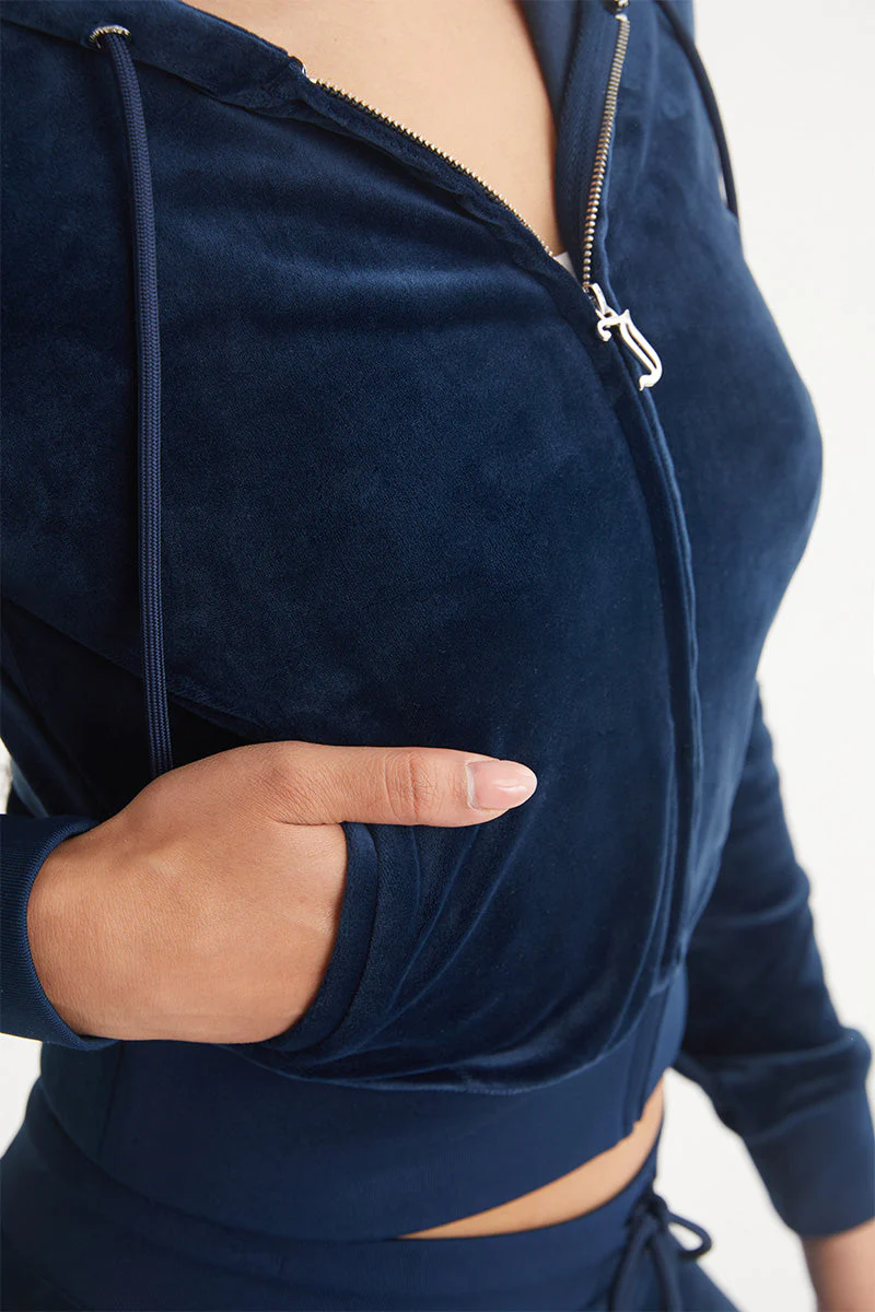 Sagittarius Customizable Big Bling Velour Hoodie - Image 6