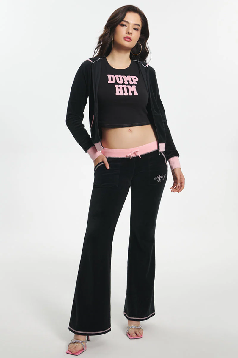 Sweetheart Cotton Velour Track Pants - Image 5