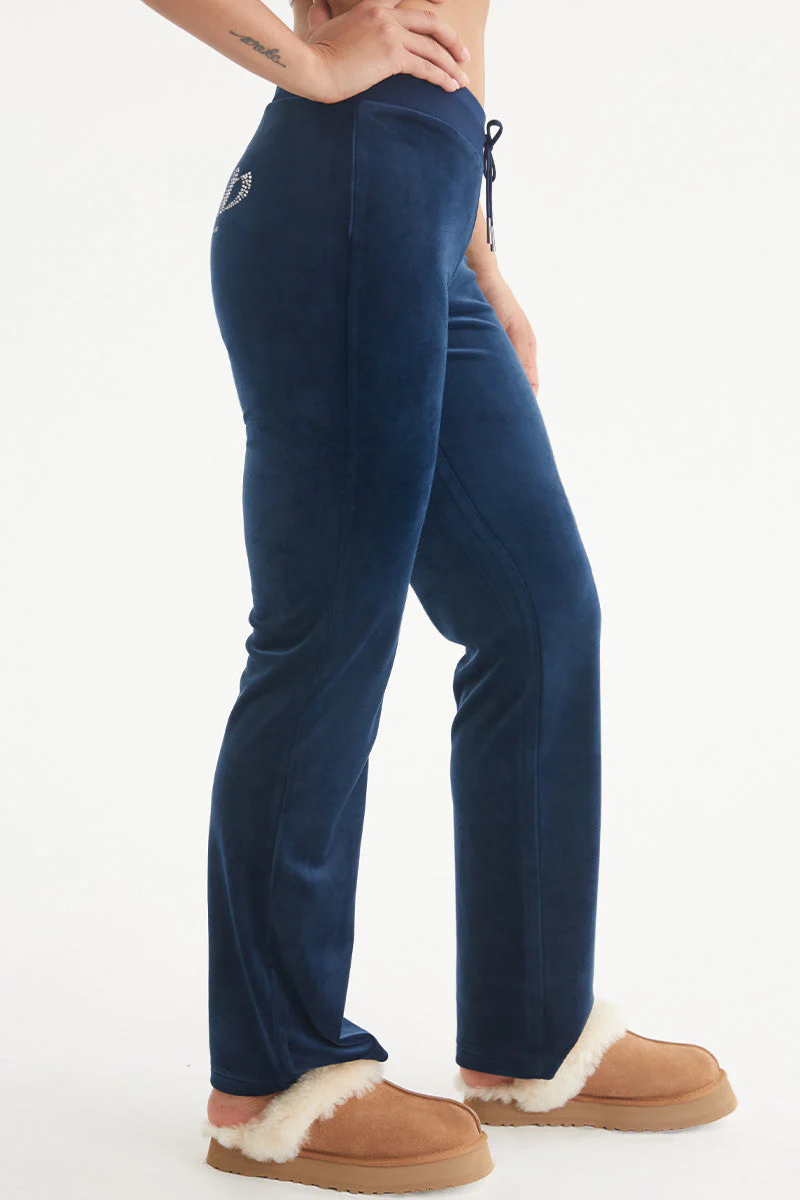 Taurus Customizable Big Bling Velour Track Pants - Image 4