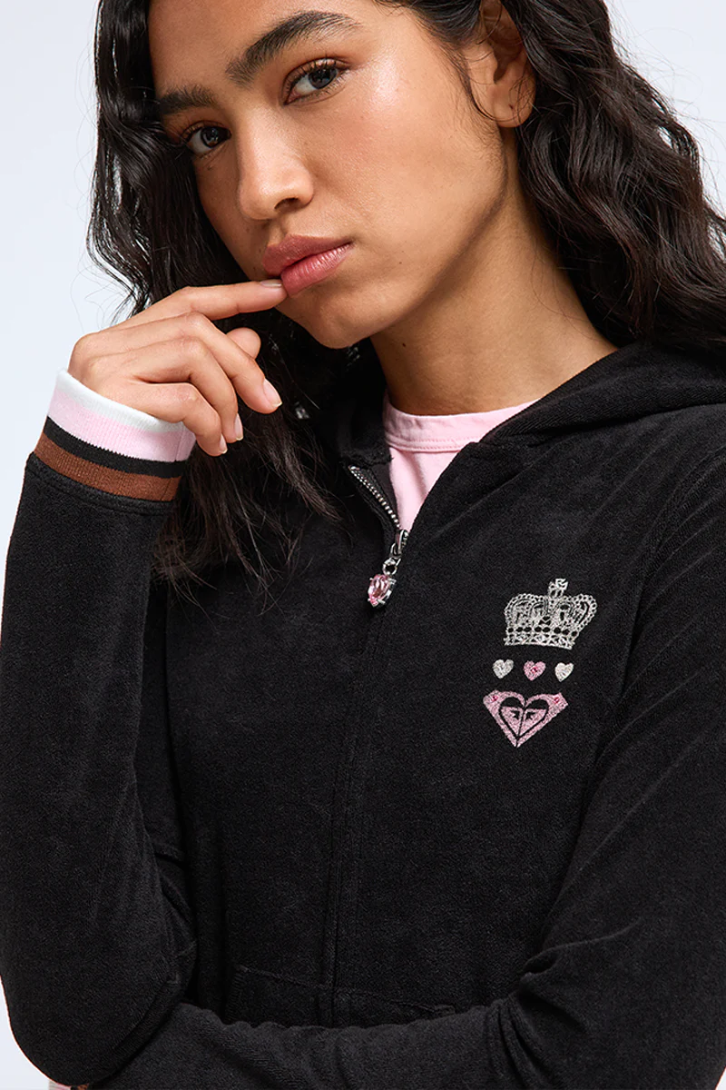 Roxy x Juicy Fitted Hoodie - Image 8
